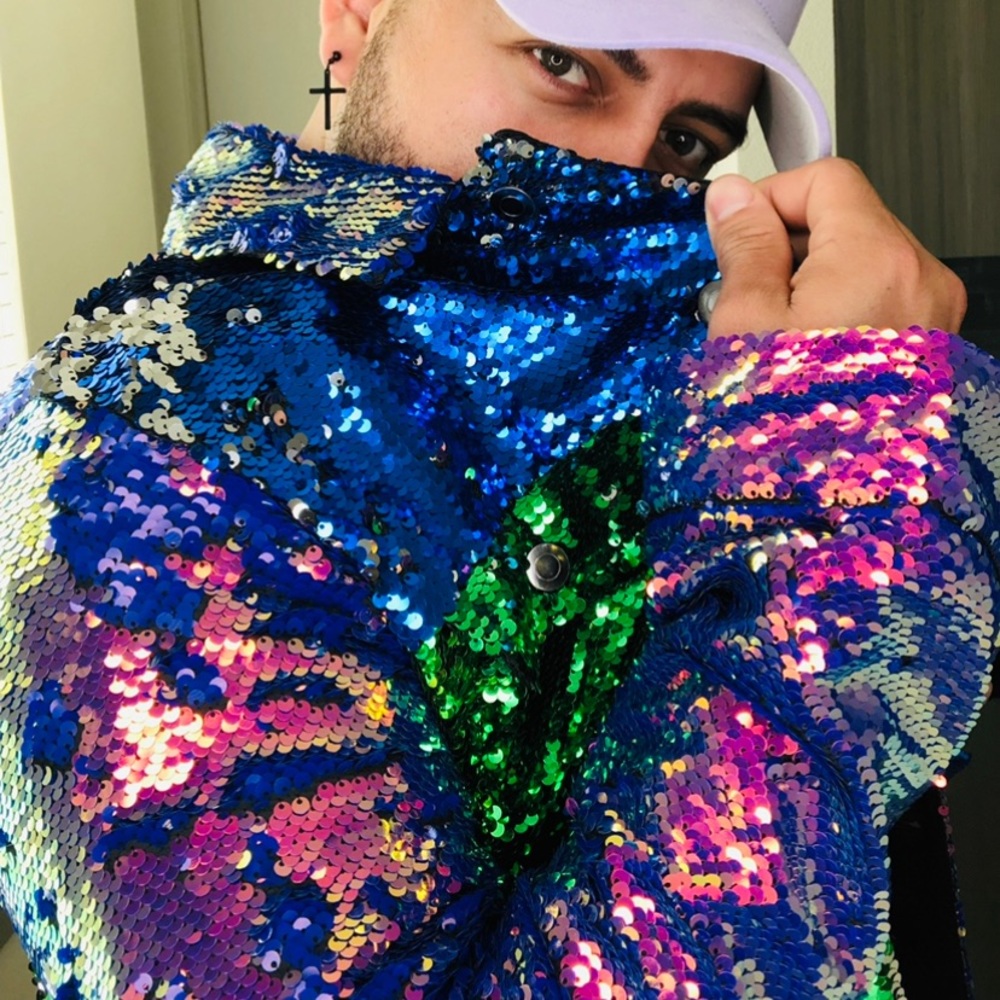ASOS DESIGN Festival western jacket sew sequins